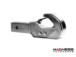 Jeep Wrangler JL Billet Recovery Hook - Royal Hitch Hook - Aluminum - Raw Jeep Wrangler JL Billet Recovery Hook - Royal Hitch Hook - Aluminum - Raw